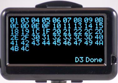 Factory Test Results Screen Capture